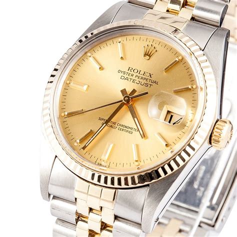 16013 rolex yellow gold datejust exist|rolex model 16013 value.